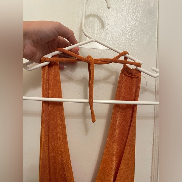 Peppermayo|| Orange Crop Top, Size Medium - Picture 6 of 6